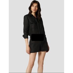 BEBE, Black, Romper Cut Out, Open Back